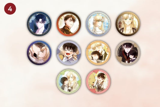 [collaboration cafe] How to hide the Emperor's child : Illustration Can Badge