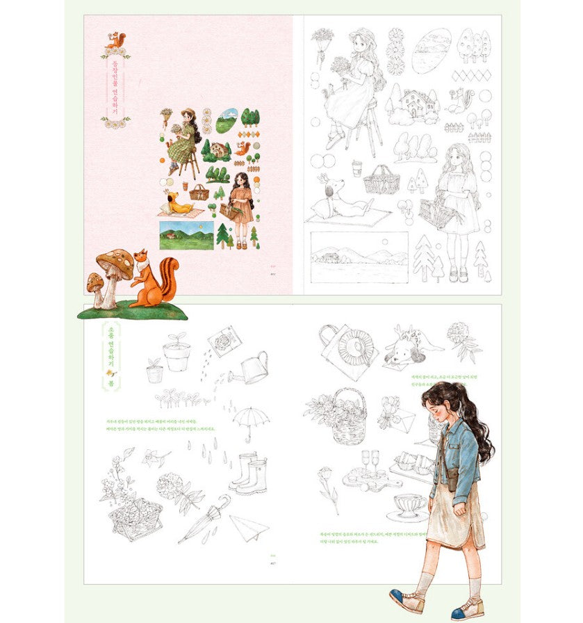 Four Seasons Coloring Book by Aeppol