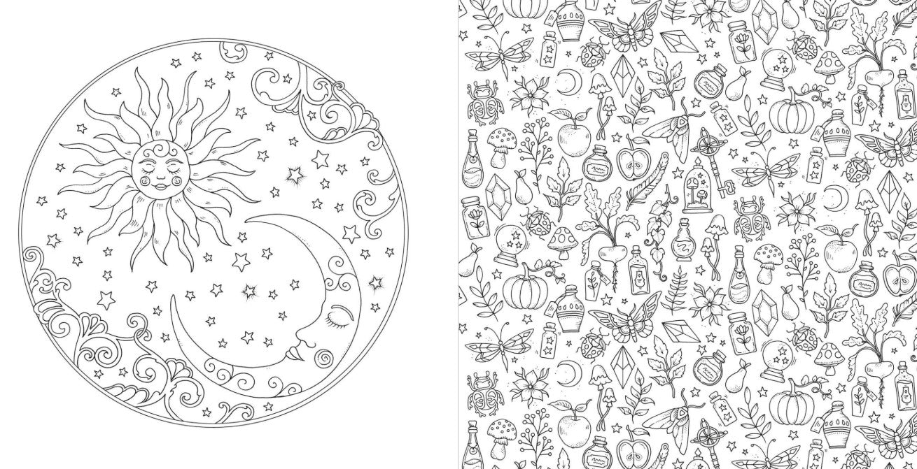 Magical Worlds Coloring Book by Johanna Basford