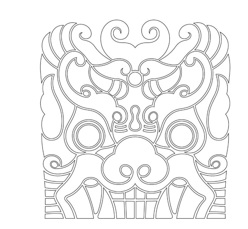 Dokkaebi Coloring Book, Korean Goblin Coloring