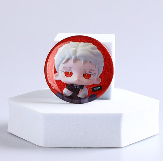 [POP UP] Got Dropped into a Ghost Story, Still Gotta Work : Random SD Glitter Can Badge