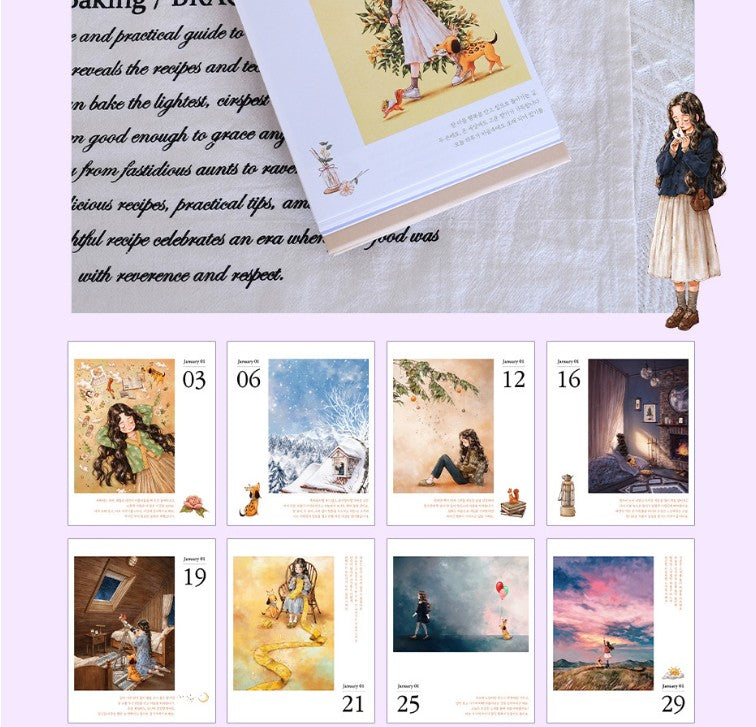 365 letters from the forest by AEPPOL : Desk Calendar