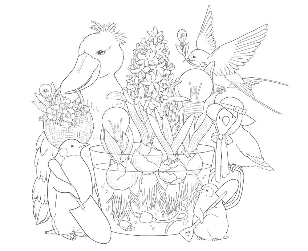 [Pre-order] Animals and World of A to Z by chizuka : Japanese Coloring Book