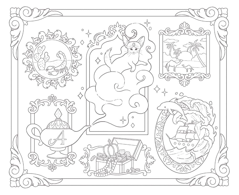 [Pre-order] Animals and World of A to Z by chizuka : Japanese Coloring Book
