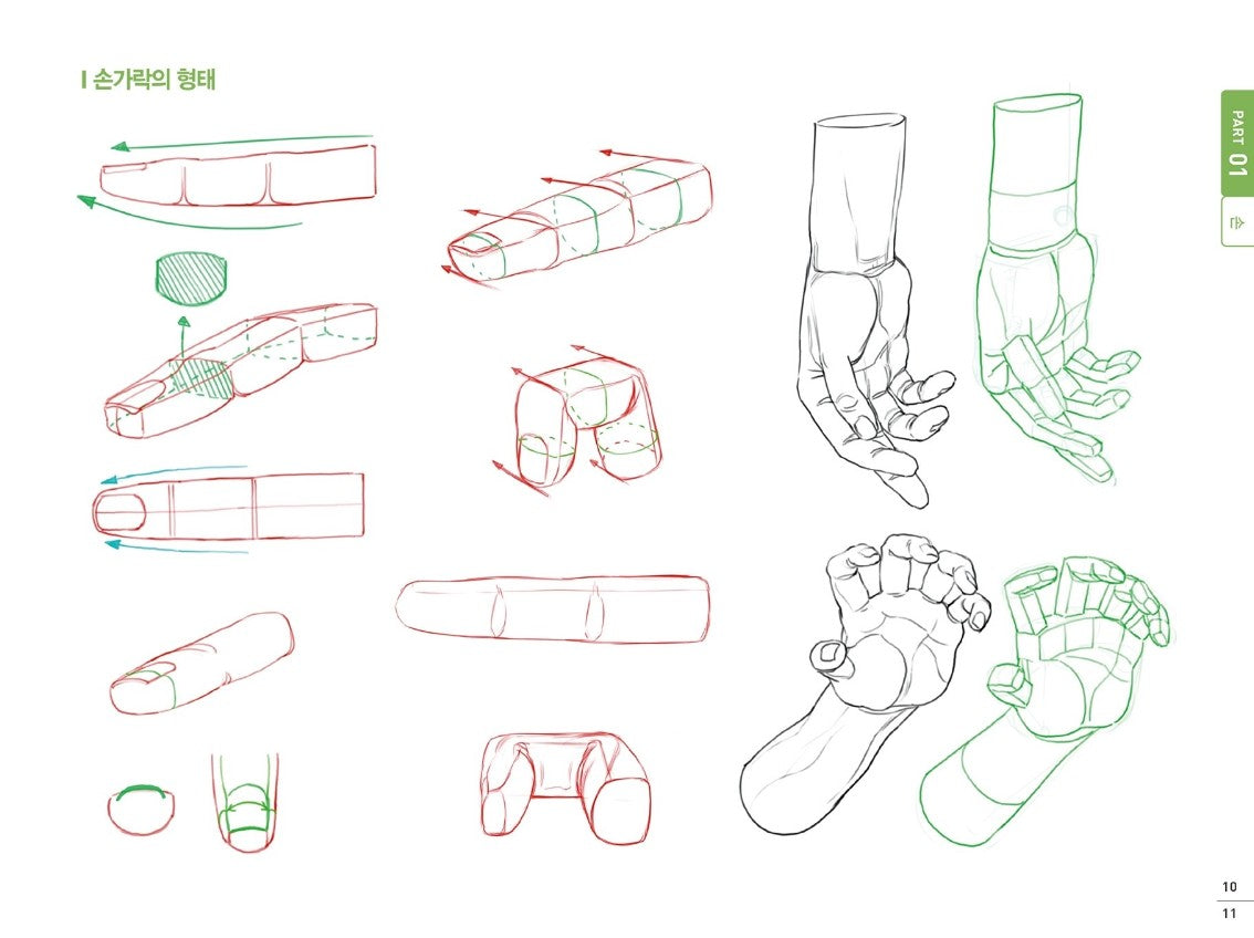 RockHe Kim's LINE DRAWING : Line drawing lesson book by Marvel Illustrator Vol.1 Vol.2