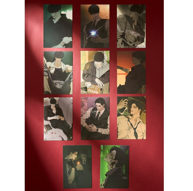 [pre-order] Tears on a Withered Flower : Illustration Postcard Book 19+