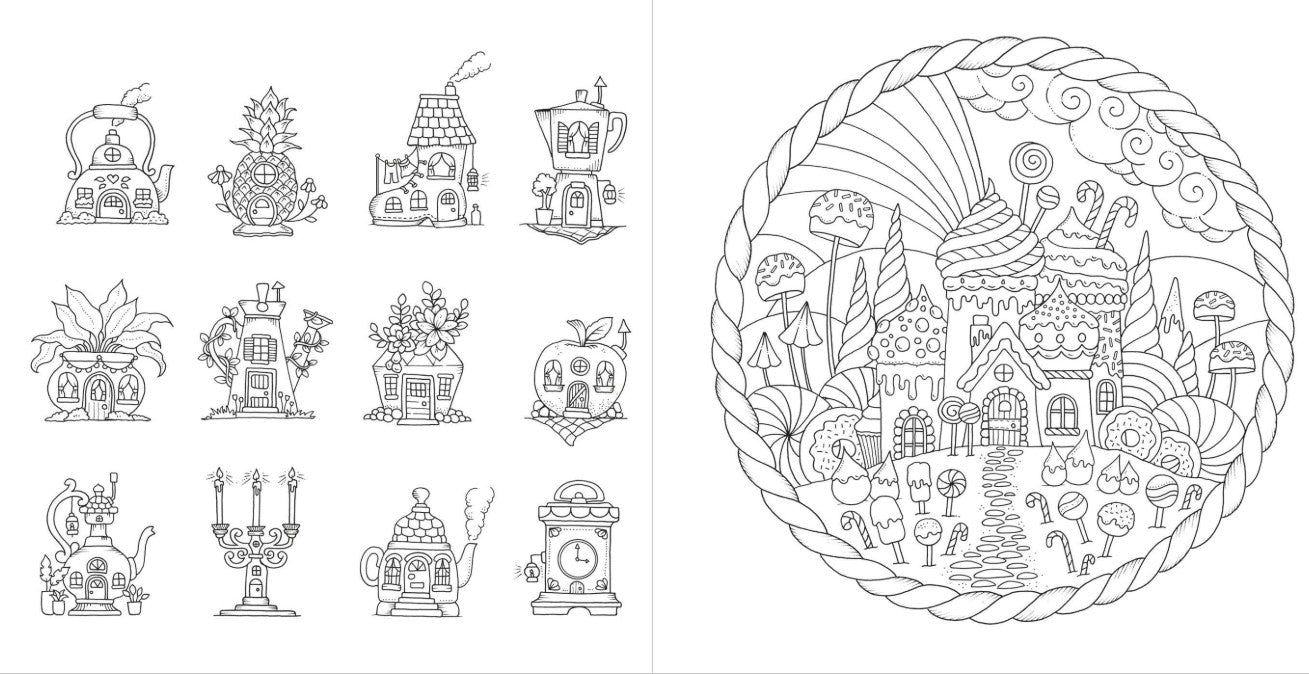 Magical Worlds Coloring Book by Johanna Basford