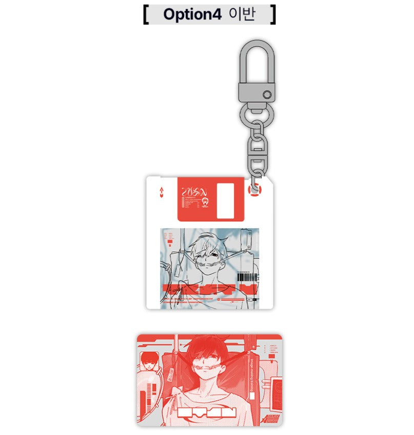 [closed][pre-order] Alien Stage 2nd Anniversary POP-UP STORE : ALIEN STAGE Floppy Disk Acrylic Keyholder+Recognition Card Set