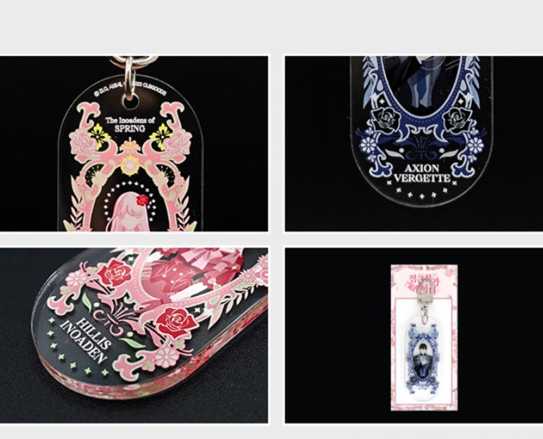 Solitary Lady : Acrylic Keyring