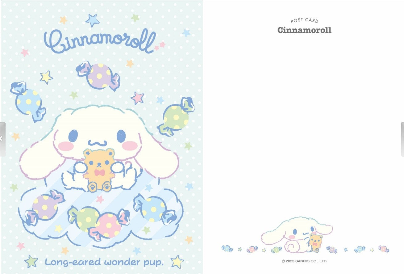 Cinnamoroll Post Card Coloring Book