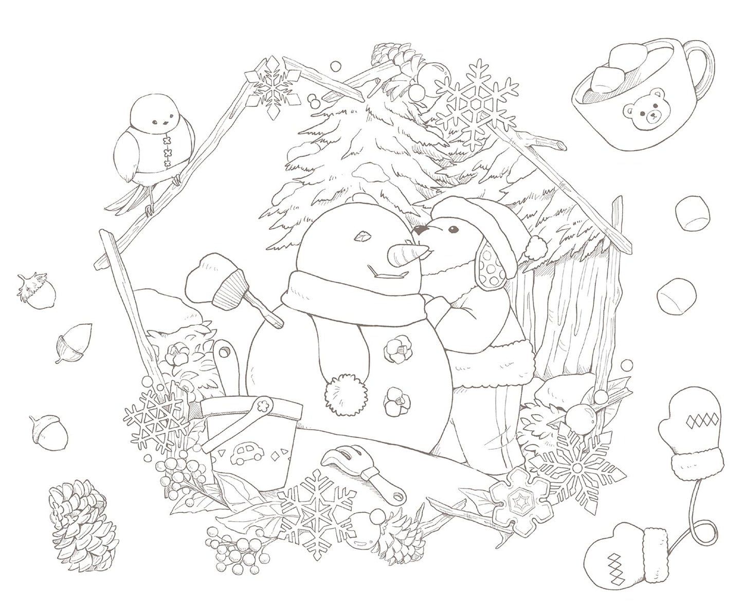 [Pre-order] Traveling Animal Band Coloring Book(Japanese) by Nanohana