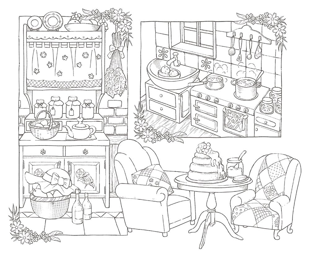 [Pre-order] Wonderful Houses in an Imaginary World Coloring Book(Japanese) by mono