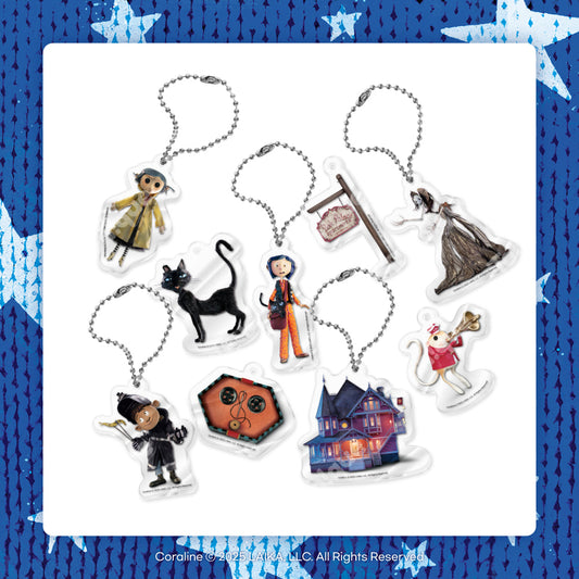 Coraline : Acrylic Keyring(random)