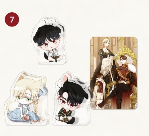 [collaboration cafe] How to hide the Emperor's child : Merchandise Full set with Full Freebies