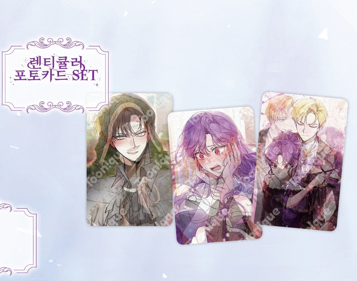 [Toonique Cafe] The Perks of Being a Villainess : Lenticular Photocard Set