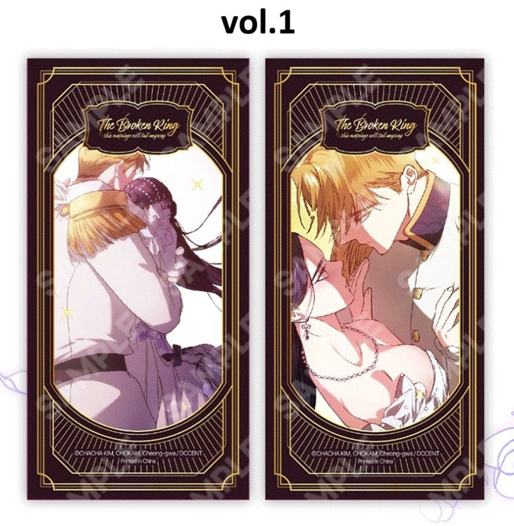 The Broken Ring : Gold Foiled Bookmark 3 types