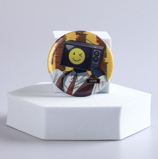 [POP UP] Got Dropped into a Ghost Story, Still Gotta Work : Random LD Glitter Can Badge