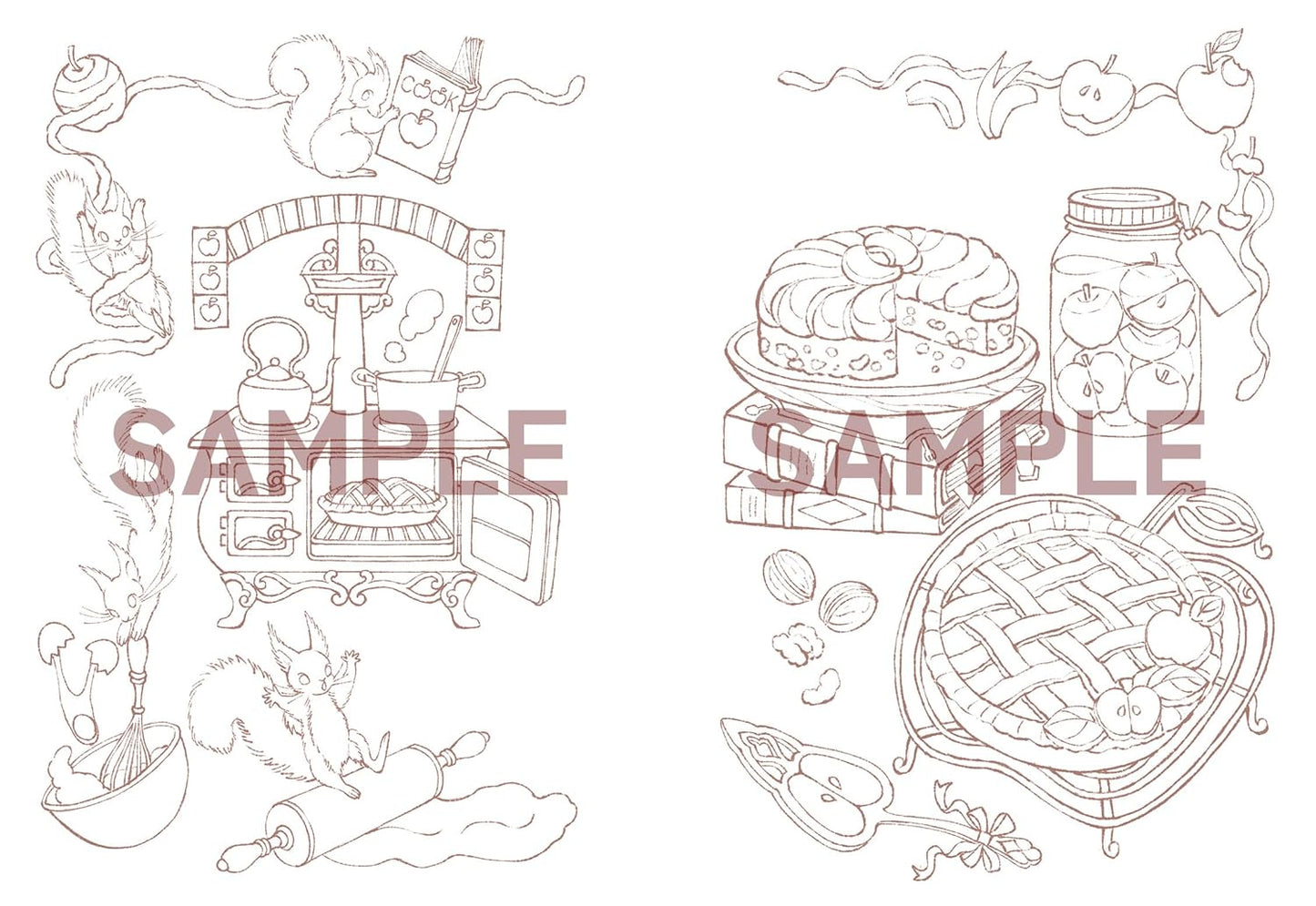 Teatime In Wonderland Coloring Book by Saiga Sai : Japanese Coloring Book