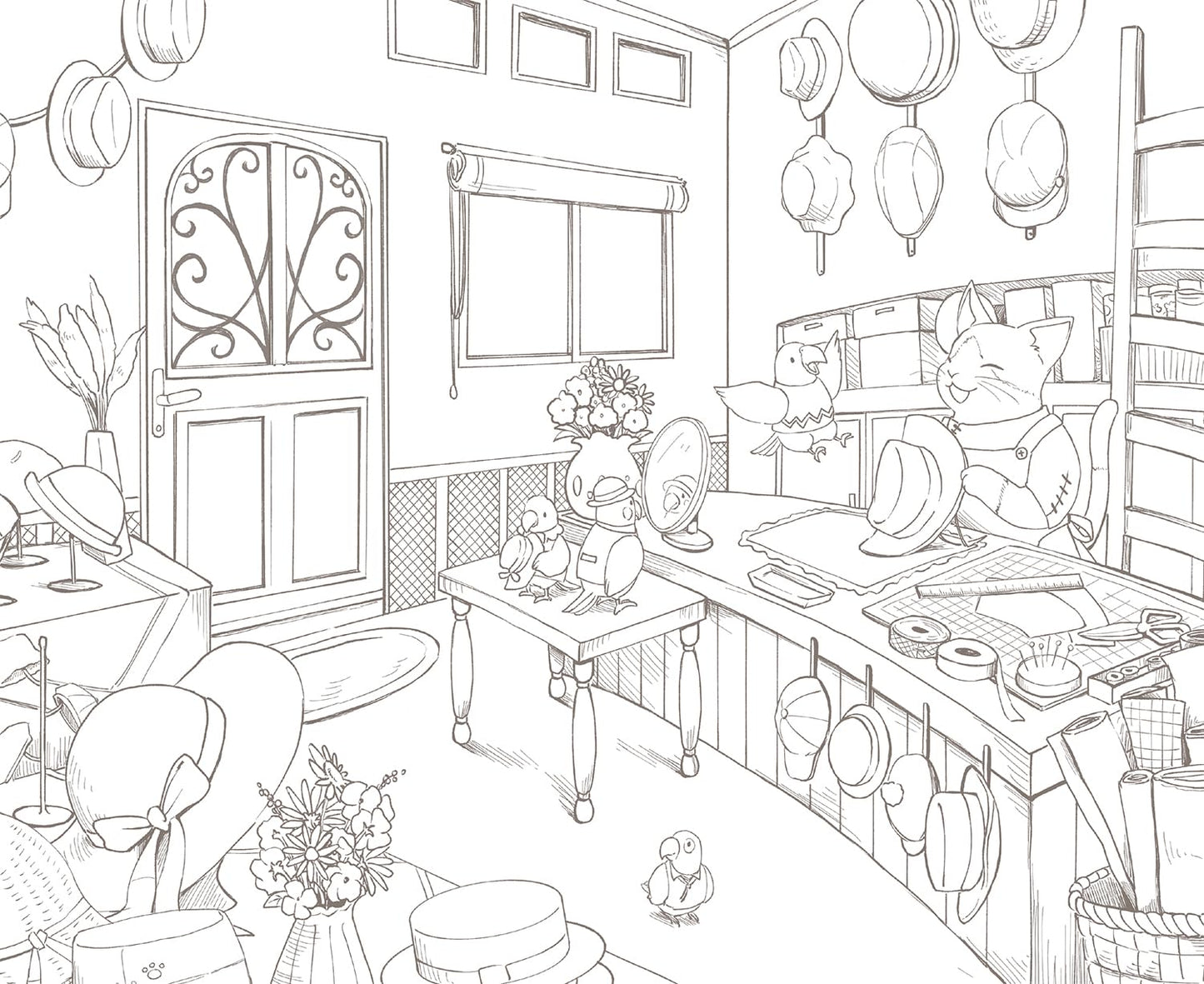 [Pre-order] Traveling Animal Band Coloring Book(Japanese) by Nanohana