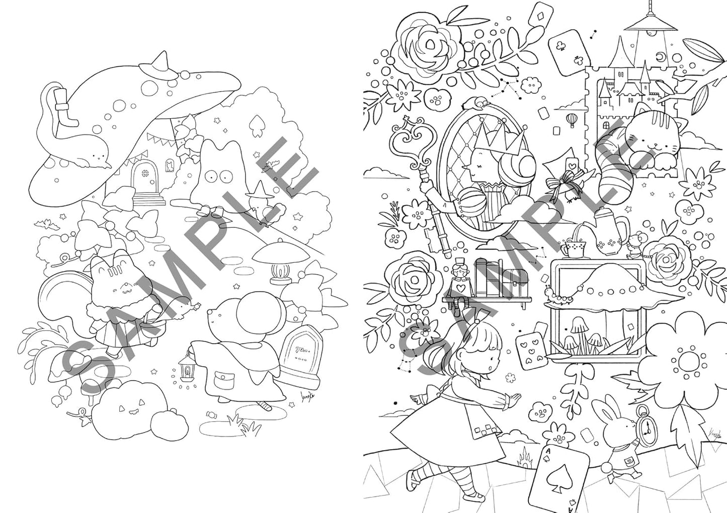 Fairy Tale World Coloring Book : Japanese Coloring Book