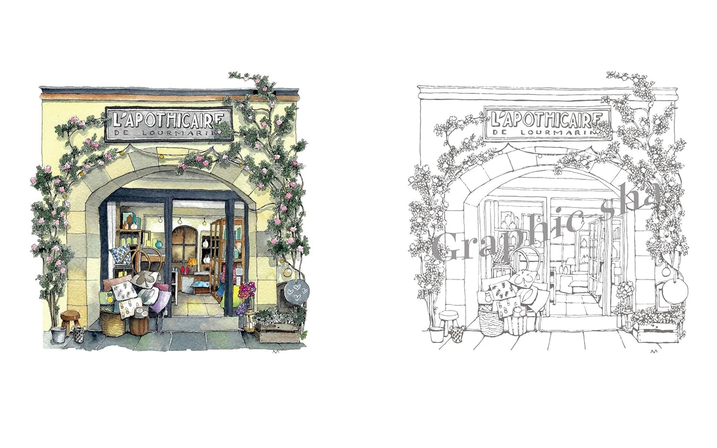 Storefront Japanese Coloring Book By Urban Anna