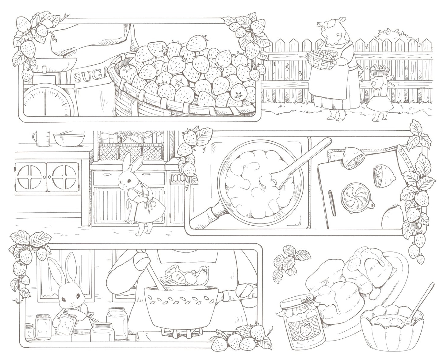 [Pre-order] Traveling Animal Band Coloring Book(Japanese) by Nanohana