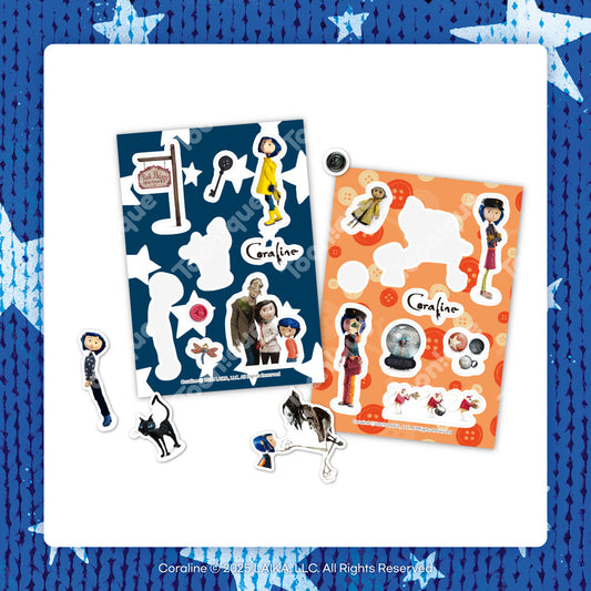 Coraline : Half Cutting Sticker SET