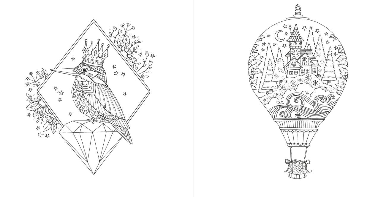 Magical Worlds Coloring Book by Johanna Basford