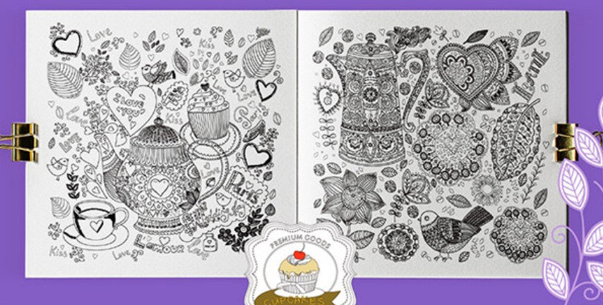 My Cafe coloring book