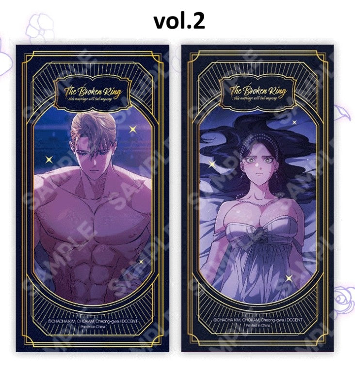 The Broken Ring : Gold Foiled Bookmark 3 types