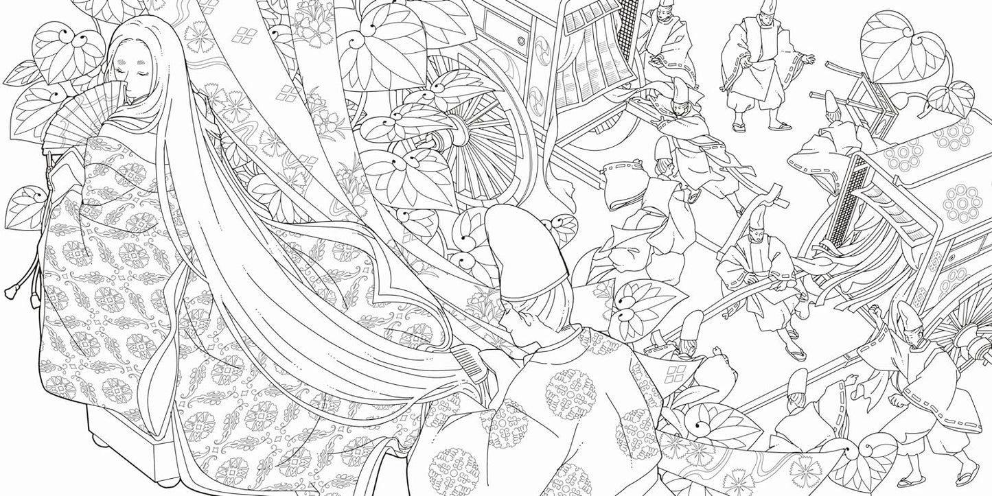 [Pre-order] First Tale of Genji Coloring Book (Japanese)
