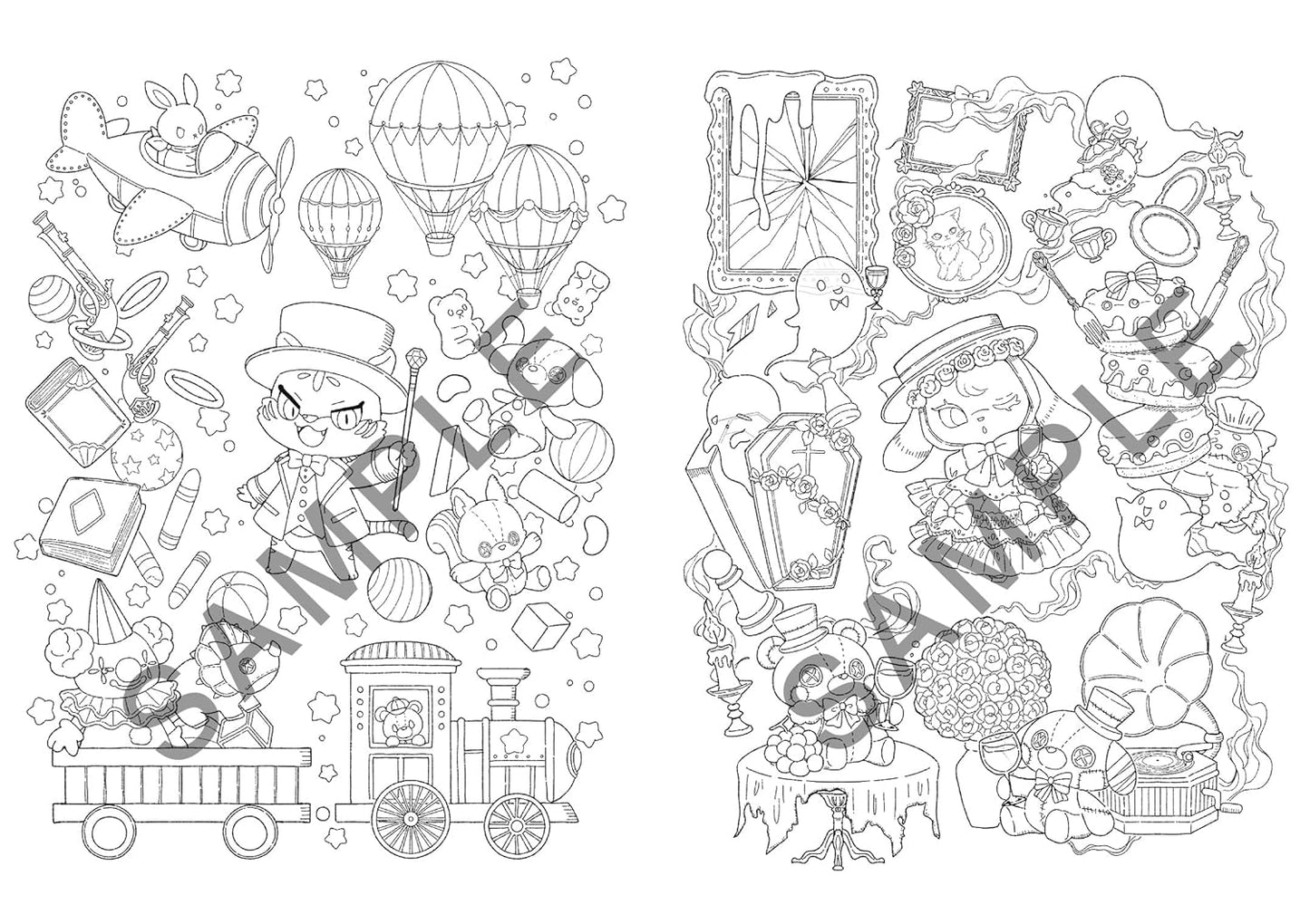 Fairy Tale World Coloring Book : Japanese Coloring Book