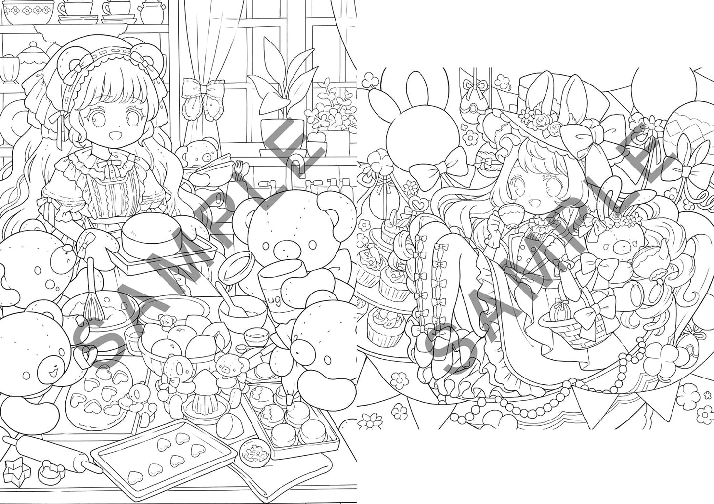 Fairy Tale World Coloring Book : Japanese Coloring Book
