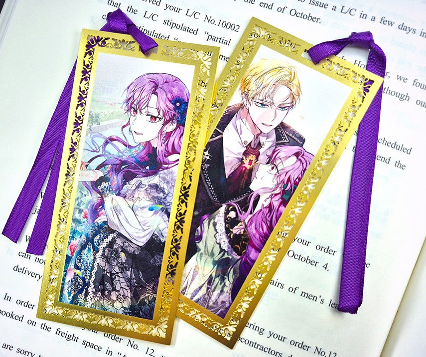 The Perks of Being a Villainess : 2 Metal Bookmarks