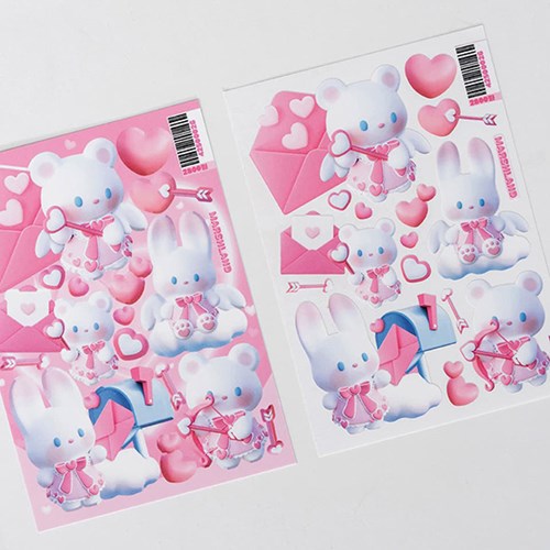 [MARSH LAND] Rabbit Cupid Sticker