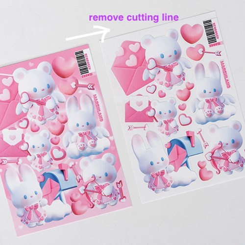 [MARSH LAND] Rabbit Cupid Sticker