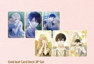 [Collaboration cafe] The Viridescent Tiara : Gold Leaf Card Deck 3p Set