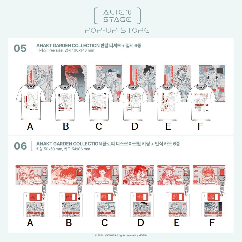 ALIEN STAGE 2nd Anniversary POP-UP STORE : Merchandise List