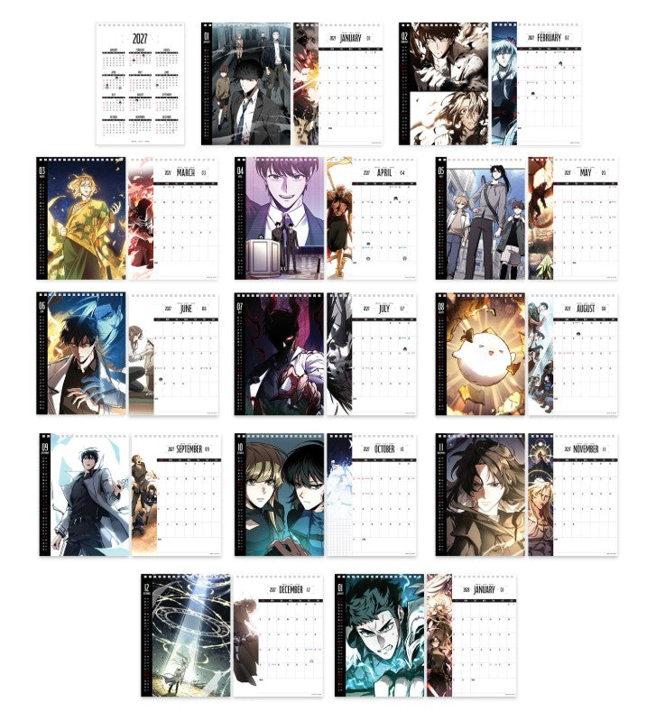 [pre-order]Omniscient Reader's Viewpoint : 2027 Travel Acrylic Diorama Calendar + 2027 Eposode Desk Calendar