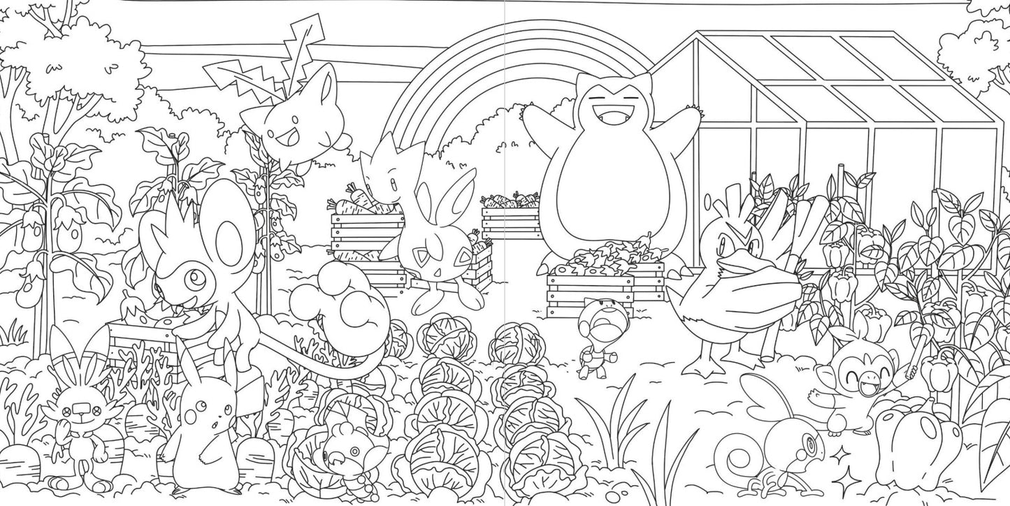 My friend Pikachu Coloring Book, pokemon Official coloring book