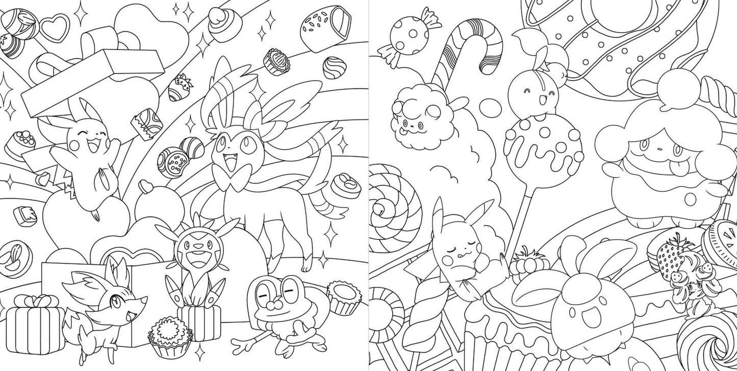 My friend Pikachu Coloring Book, pokemon Official coloring book