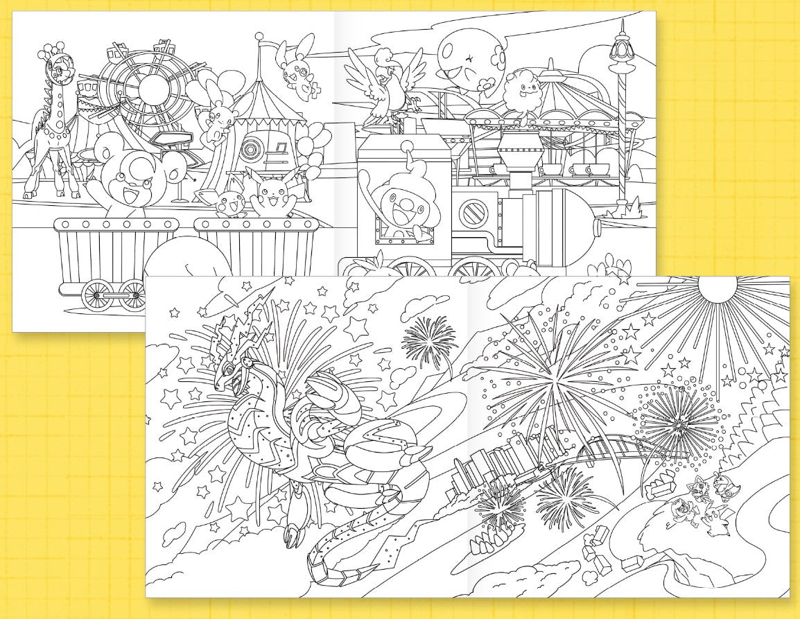 My friend Pikachu Coloring Book, pokemon Official coloring book