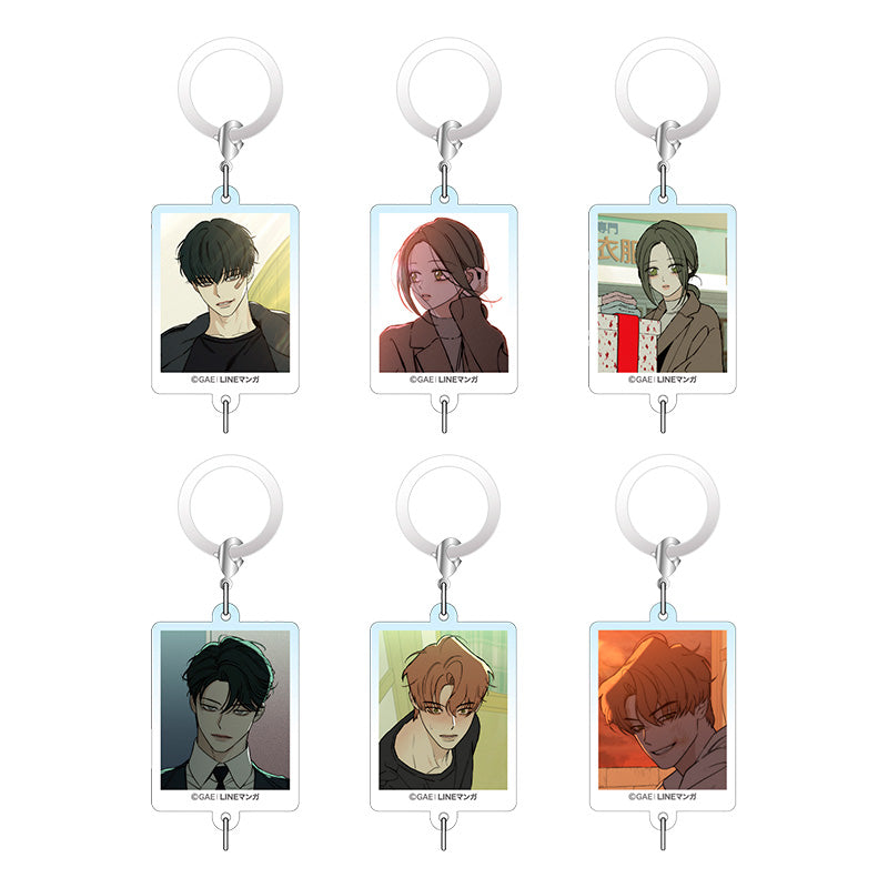[Pre-order][POP-UP Animate Japan]Tears on a Withered Flower : ID Photo Style Charm Complete Set