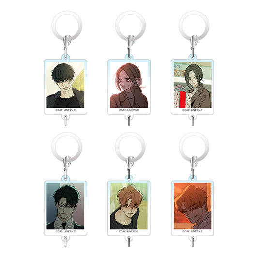 [Pre-order][POP-UP Animate Japan]Tears on a Withered Flower : ID Photo Style Charm Complete Set