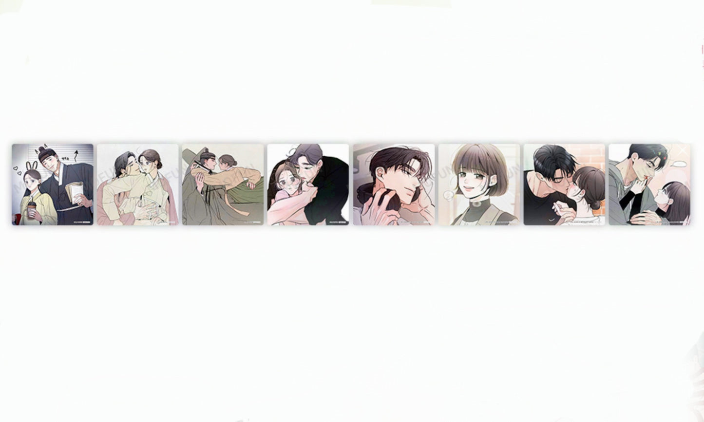[Mofun Cafe] Author Myoung : [The Goblin and the Shaman], [Trust Me, I'm Lying] 8 coasters set