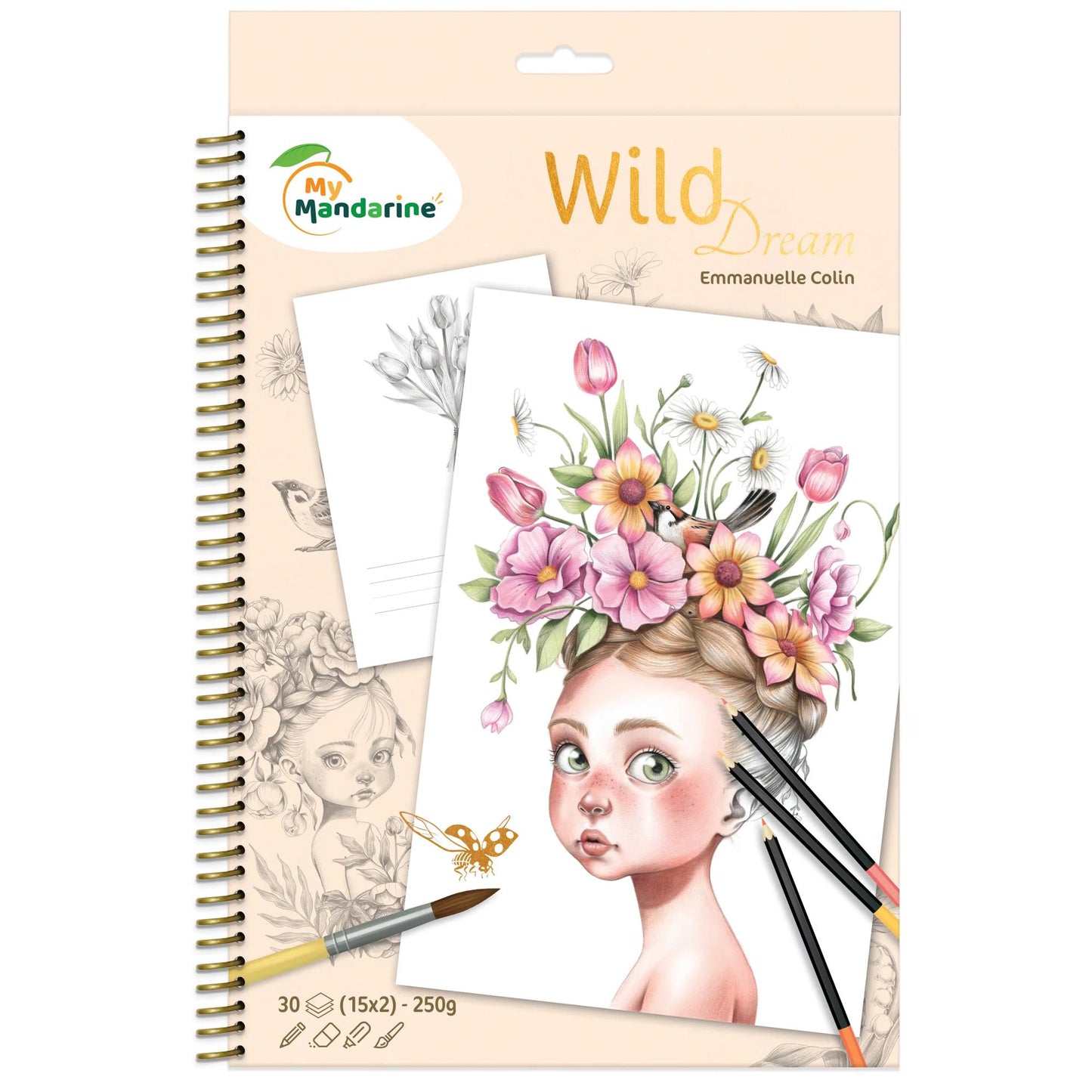 [COLORING] WILD DREAM Coloring book(A4) by Emmanuelle Colin