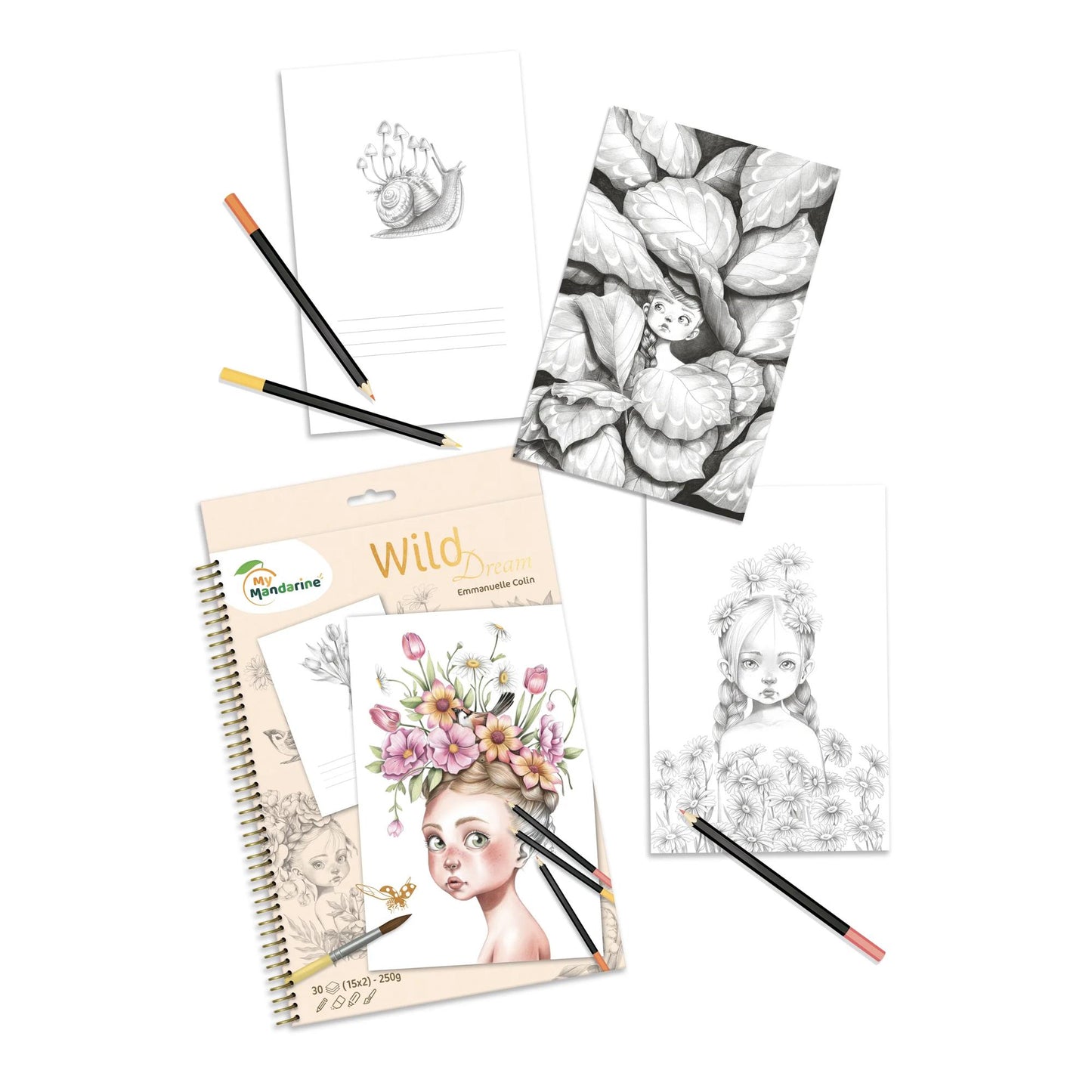 [COLORING] WILD DREAM Coloring book(A4) by Emmanuelle Colin