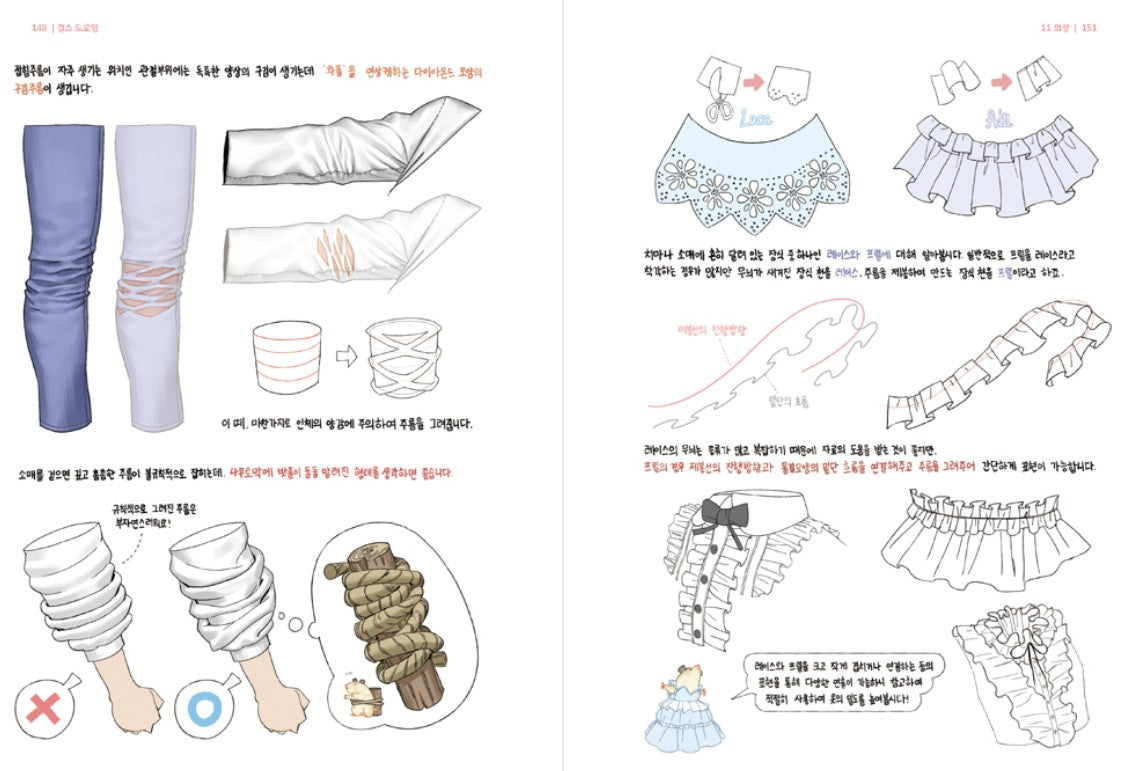 Girls Drawing - Korea Drawing Guide