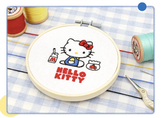 Hello Kitty embroidery Kit no.1