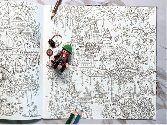 Worlds of Wonder: A Coloring Book for the Curious by Johanna Basford